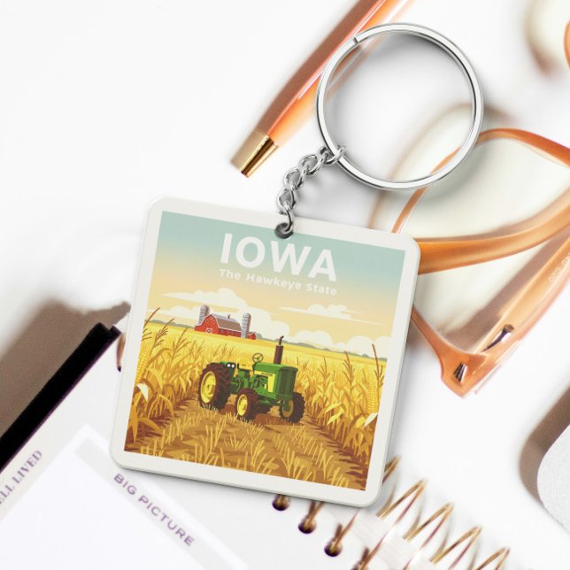 Vintage Iowa Keychain (Creator Uploaded)