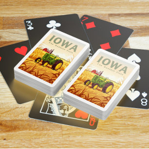 Vintage Iowa Poker Cards