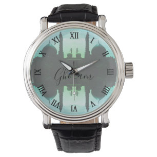 Vintage Iran Qom Mosque of Fatima Watch