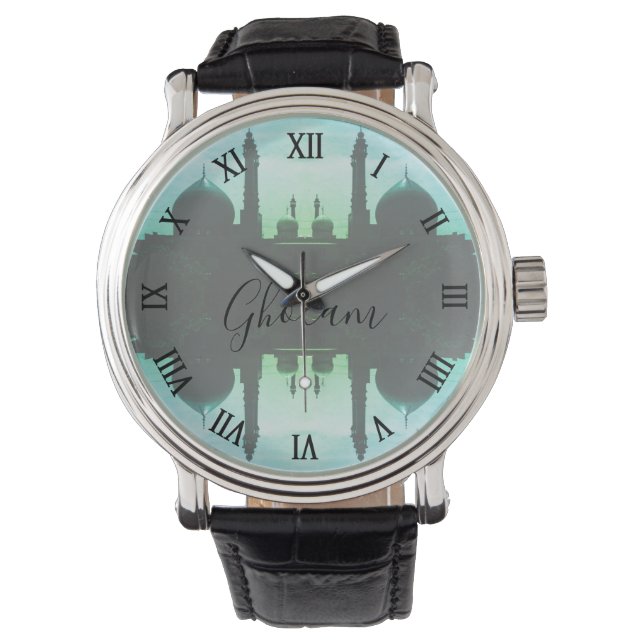 Vintage Iran Qom Mosque of Fatima Watch (Front)