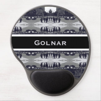 Vintage Iran Tehran city street and people Gel Mouse Pad