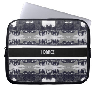 Vintage Iran Tehran city street and people Laptop Sleeve