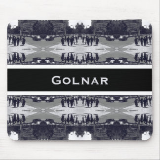 Vintage Iran Tehran city street and people Mouse Pad
