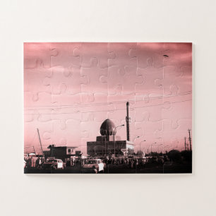 Vintage Iraq Baghdad Buniya Mosque Jigsaw Puzzle
