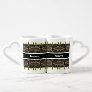 Vintage Iraq Baghdad central railway station 1970  Coffee Mug Set