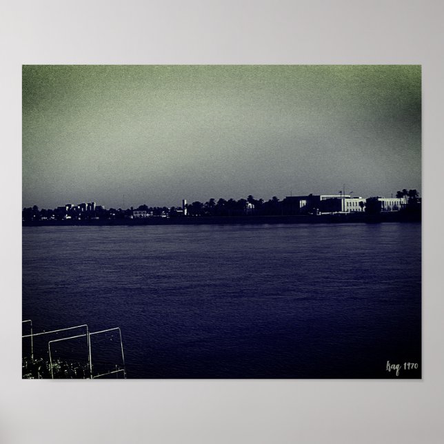 Vintage Iraq Baghdad forat river Poster (Front)