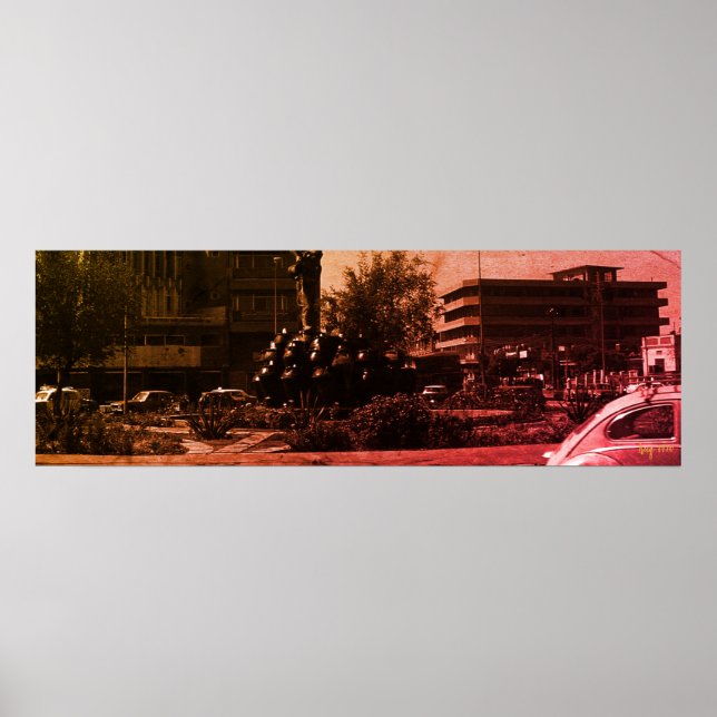 Vintage Iraq baghdad fountain Poster (Front)