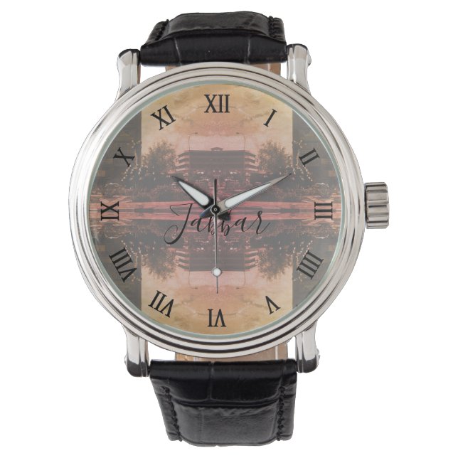 Vintage Iraq Baghdad fountain Watch (Front)