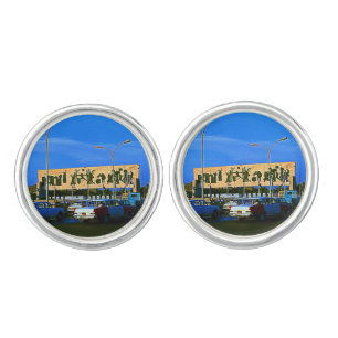 Vintage Iraq Baghdad tahrir square Cufflinks