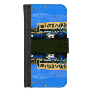 Vintage Iraq Baghdad tahrir square iPhone 8/7 Wallet Case