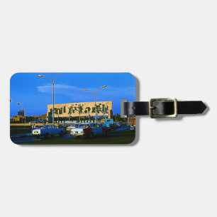 Vintage Iraq Baghdad tahrir square  Luggage Tag