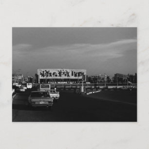 Vintage Iraq Baghdad tahrir square Postcard