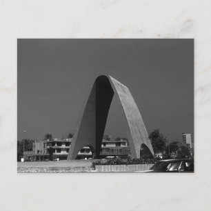 Vintage Iraq Baghdad Unknown Soldier Arch Postcard