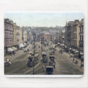 Vintage Ireland mouse pad - Cork City c1900 Patrick's Street with trams
