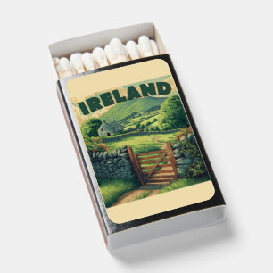 Vintage Ireland Countryside Matchboxes