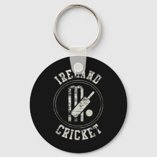 Vintage Ireland Cricket Logo  Keychain