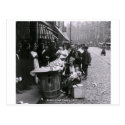 Vintage Georges Street traders c1927 Dublin postcard
