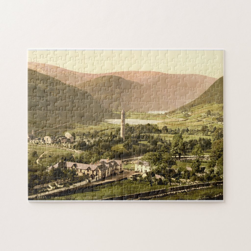Vintage Glendalough village Co. Wicklow, Ireland jigsaw puzzle