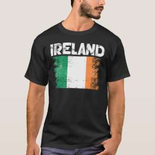 Vintage Ireland Irish Flag Pride Patriotic DNA Soc T-Shirt