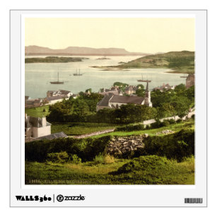 Vintage Ireland, Killybegs Village, Co. Donegal Wall Sticker