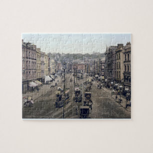 Vintage Ireland, Patricks st. Cork city jigsaw Puzzle
