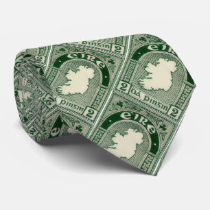 VIntage Ireland postage stamp, 1922 Neck Tie