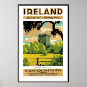 Vintage Ireland - Poster