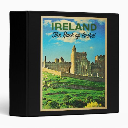 Vintage Ireland Rock Of Cashel Binder