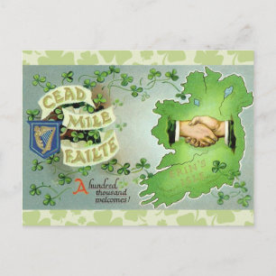 Vintage Ireland St. Patrick's Day Postcard