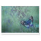 Vintage iridescent Damask Butterfly