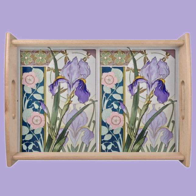 Vintage Iris  Serving Tray (Creator Uploaded)
