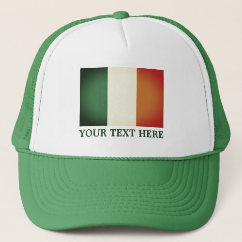 Vintage Irish flag of Ireland trucker hat