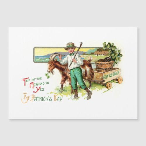 Vintage Irish Lad St Patricks Day Greeting