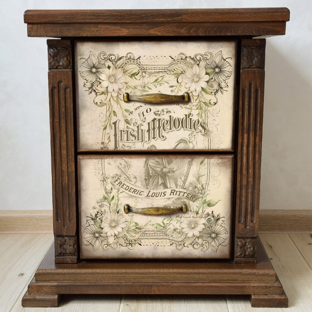 Vintage Irish Melodies Music Ephemera Decoupage Tissue Paper (Creator Uploaded)