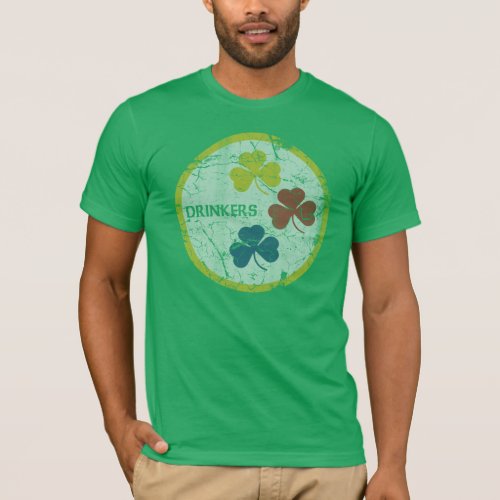 Vintage Irish Pittsburgh Drinkers St Patricks Day T_Shirt