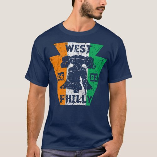 Vintage Irish West Philly Philadelphia Ireland Fla T_Shirt