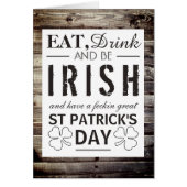 Vintage Irish Wood St Patrick's Day (Front)