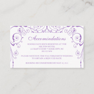 Vintage Ironworks Accommodations Card