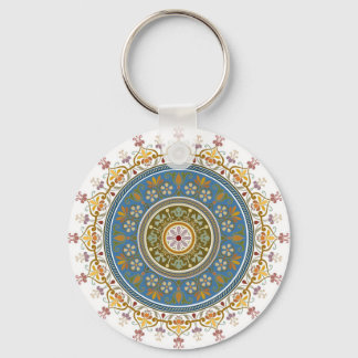 Vintage Islamic Pattern Design Keychain