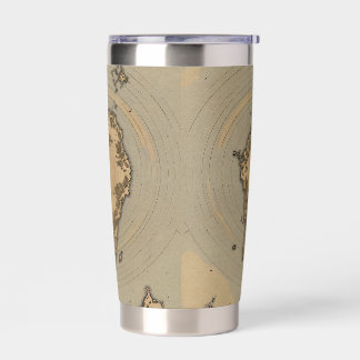 Vintage Island Map Antique Fantasy Cartography Insulated Tumbler