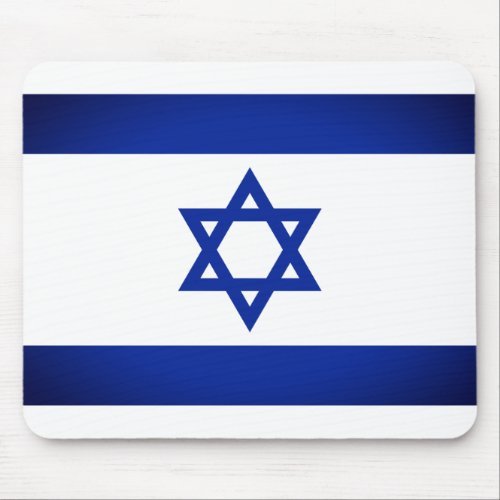 Vintage Israelian flag of Israel standard Mouse Pad