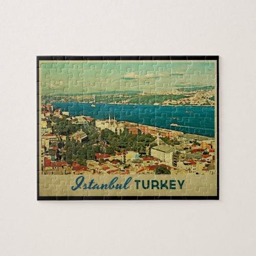 Vintage Istanbul Turkey Jigsaw Puzzle