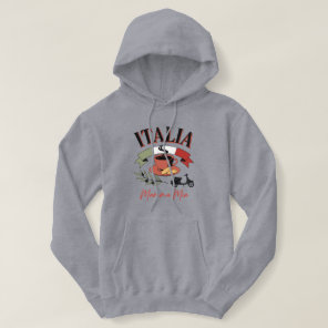 Vintage Italia Coffee, Retro Scooter & Mamma Mia Hoodie