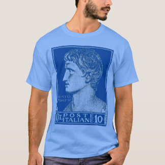 Vintage Italian Caesar Postage Stamp Design T-Shirt