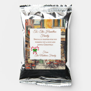 Vintage Italian Coffee Shop Christmas  Coffee Drink Mix