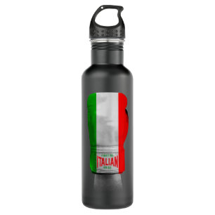 Vintage Italian Flag Boxing Gloves designer 1010 Stainless Steel Water Bottle