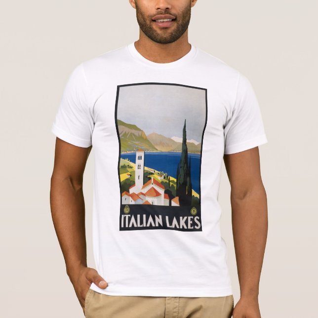 Vintage Italian Lakes T-Shirt (Front)
