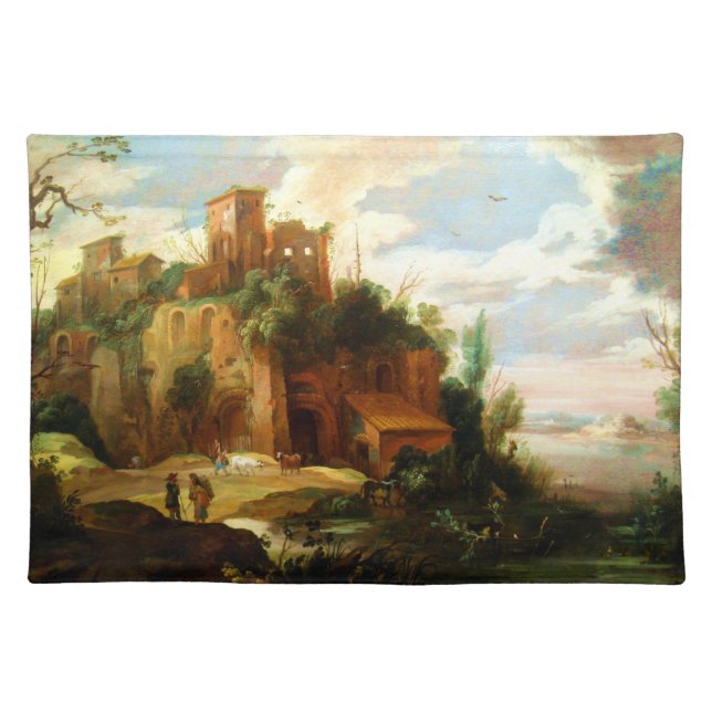 Vintage Italian Landscape Placemat (Front)