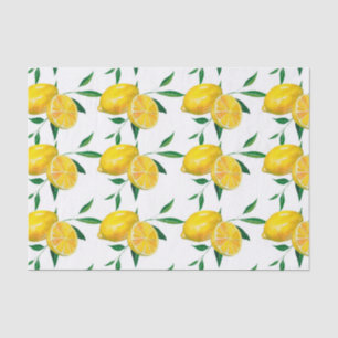 Vintage Italian Lemons Decoupage Tissue Paper