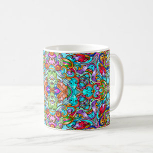 VINTAGE ITALIAN ORNAMENTAL COFFEE MUG